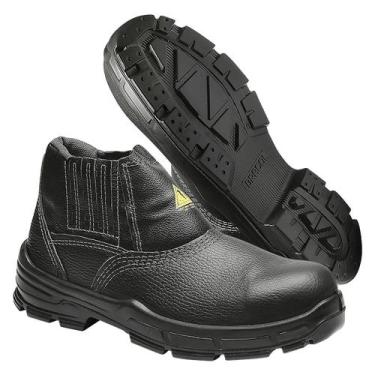 Imagem de Botina de Elástico Lateral Eletricista em Couro Bracol 40760521