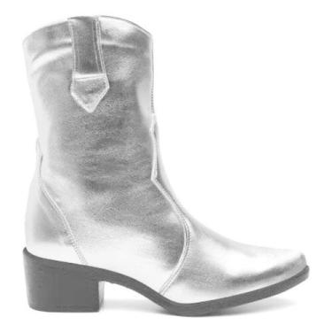 Imagem de Bota Feminina Texana Estilosa Cano Curto Confortável Moda Country Quen