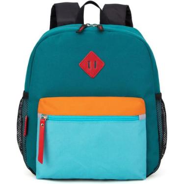 Imagem de Mochila HawLander Toddler para meninos de 3 a 6 anos azul verde