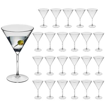 Imagem de Taça Para Martini 260ml 24pçs Acrilico Elegante Resistente