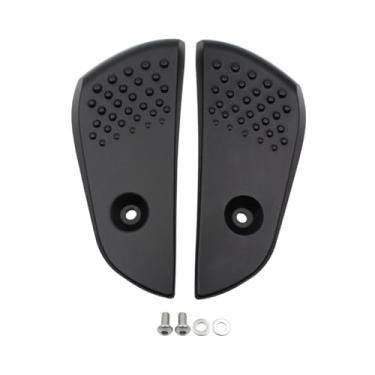 Imagem de simhoa Pedais de motocicleta, apoios para os pés, acessórios leves e resistentes para reparo e substituição, degraus para Sprint 150, Preto