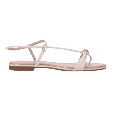 Imagem de Sandália Luz da Lua Rasteira Dedo Slim com Logo