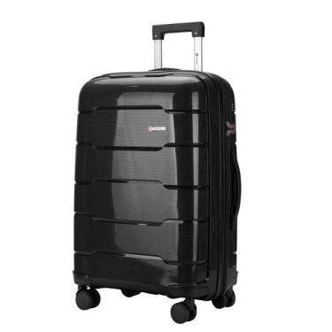 Imagem de Mala Travelux Wengen Grande 32 Kg  Expansível, Preto, G