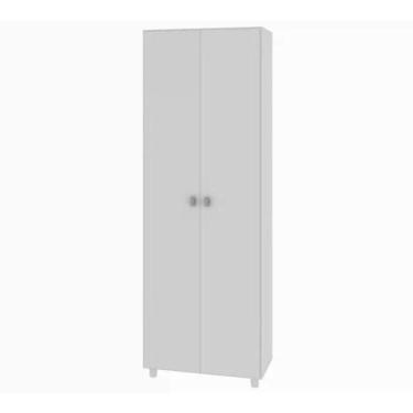 Imagem de Armario Multiuso 2 Portas 7 Prateleiras Am3108 Branco - QMOVI