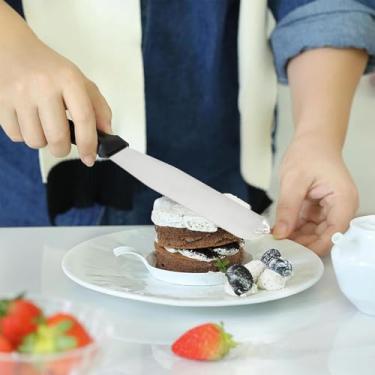 Imagem de Espátula de cobertura reta, ferramenta de decapagem de bolo de aço inoxidável de 15 cm, espátula de cobertura para decoração de bolos