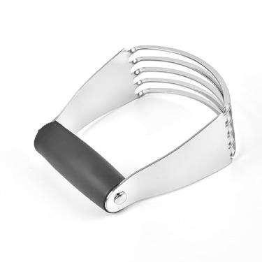 Imagem de Liquidificador de massa para assar, ferramenta de corte de massa resistente, ferramenta de cortador de massa folhada de aço inoxidável com lâminas afiadas, pode ser lavada na lava-louças