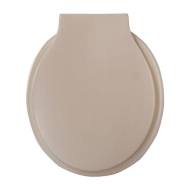 Imagem de Assento Sanitário Injetado Vision Tampa Oval Redondo (MARFIM (SOPRADO))