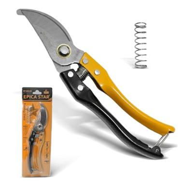 Imagem de Tesoura de Poda para Jardim EPICA STAR com Cabo Antiderrapante e Travamento de Segurança - Ideal para Cortes Precisos em Plantas, Flores e Galhos Ep-20131