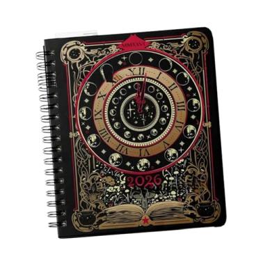 Imagem de shamjina Agenda 2026 com Páginas de Papel para Anotar, Ideal para Escritório, Casa e Férias, Encadernação com Espiral Dupla, Organizador Diário e Agenda de