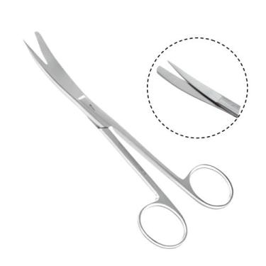 Imagem de Tesoura Cirúrgica Saúde Metzenbaum Íris - Professional / Weldon /ABC, 