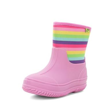 Imagem de Western Chief Bota infantil de neoprene Freestyle, leve, adequada para crianças para meninos e meninas, impermeável para chuva, lama, clima frio, neve, rosa, 1 Little Kid