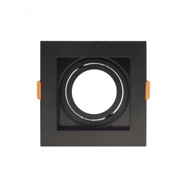 Imagem de Spot Recuado De Embutir Quadrado Móvel Mr16 Preto Taschibra