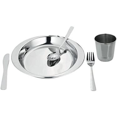 Imagem de Tuut, Kit em Inox, Prato, Copo E Talheres