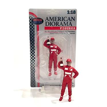 Imagem de American Diorama Tema Racing Legend dos anos 2000 (Figura B) para exibição de carro modelo escala 1/18 AD-76358