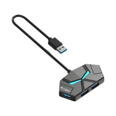 Imagem de Estação De Docagem USB 3.0 De Alta Velocidade Com 7 Portas, Fonte De A