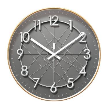 Imagem de Relógio de parede moderno minimalista de 30 cm de quartzo antiaderente