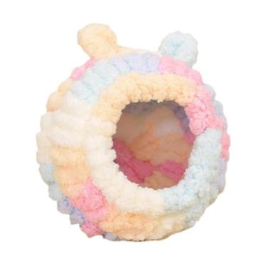 Imagem de Bothyi de inverno para pássaros, cama suspensa para papagaios, fácil instalação, acessórios para gaiola de pássaros, esconderijo para canários, Rosa