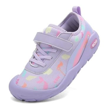 Imagem de EQW Tênis infantil aquático para meninos e meninas, bico largo, praia, piscina, ar livre, secagem rápida, atividades ao ar livre, Roxa, 15