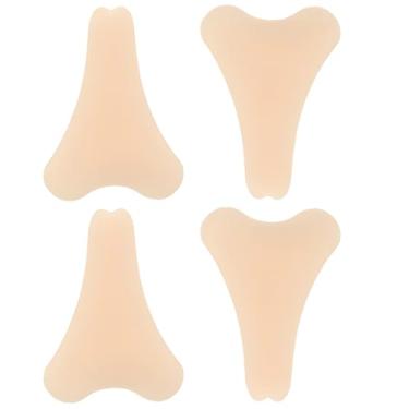 Imagem de LUMINFLY 4 peças de corretivo de dedo de camelo de silicone, almofadas invisíveis reutilizáveis anti-camelo, inserção de roupa íntima macia para proteção sem costura
