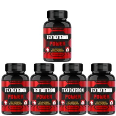 Imagem de TextoxteronPower Suplemento de Saponinas e Maca Peruana, 120 Cápsulas, 1300mg Alta Performance (5)