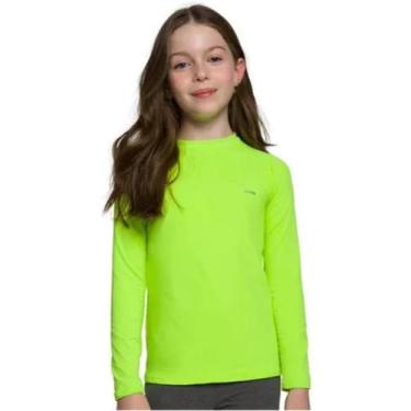 Imagem de Camiseta Infantil Selene Proteção Solar Uv 50+ Várias Cores, Verde, 6