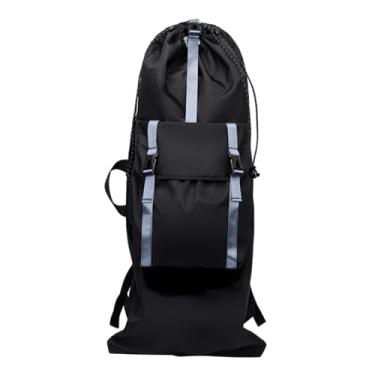 Imagem de Baoblaze Mochila para Skate Longboard, Bolsa de Transporte para Skate, Mochila de Viagem para Entusiastas, Azul