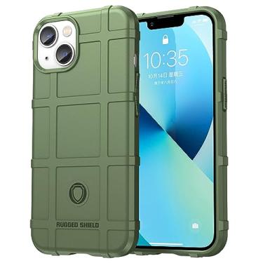 Imagem de IDEWEI Capa para iPhone 13, fibra de carbono refinada, anti-queda, anti-impressões digitais, proteção integral. A capa do telemóvel é compatível com iPhone 13