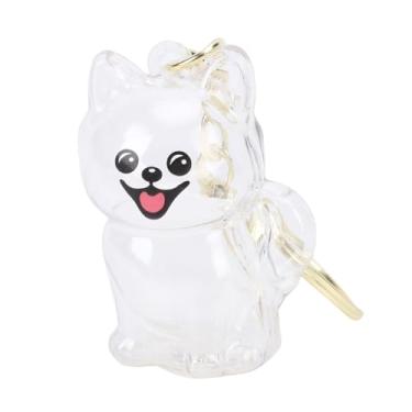 Imagem de ZJchao 3 Pçs Chaveiro de Cabelo de Cachorro, Lembrança de Cabelo de Cachorro, Chaveiro Coletor de Pomerânia Bonito Memorial Selado Preservação de Pele para Amantes de Cães
