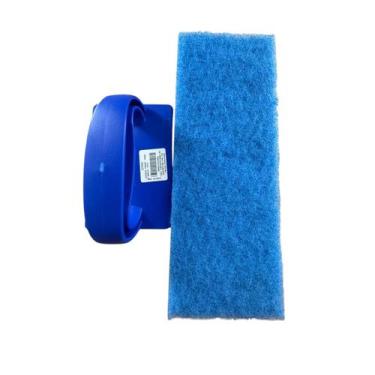 Imagem de Suporte Lt Manual Bralimpia Já Vem Com 1 Fibra AZUL 26cm