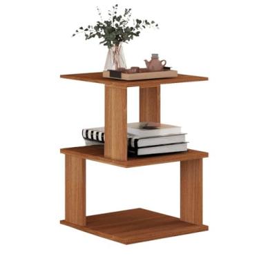 Imagem de Mesa Lateral E Canto De Sofá Mesinha Apoio Aparador Sala Cabeceira Quarto Móveis(Freijo)