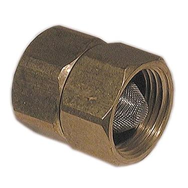 Imagem de Stens 758-779 Adaptador de mangueira de jardim, 3/4" F x 3/4" F, latão