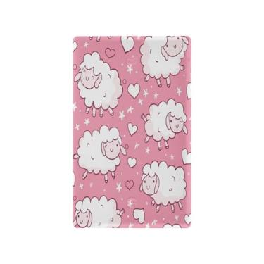 Imagem de Wassud Placa de cobertura de interruptor de luz, capas de tomada decorativas, placa de parede para tomadas elétricas, ovelhas engraçadas, em branco, 11 x 6 cm