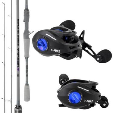 Imagem de Carretilha M21 Drag 9kg com Vara Nebula 17lbs Albatroz TAMANHO:1,80 BL
