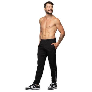 Imagem de Calça Masculina Com Bolso Esportiva Tactel Frishop Adulto-Masculino