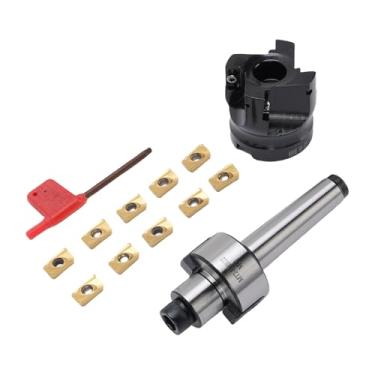 Imagem de FTVOGUE Kit de Fresagem Frontal MT2 FMB22 Suporte CNC Fresa Indexável de Alta Velocidade Com 10 Pastilhas de Metal Duro APMT1604 para Fresadoras, Perfuradoras e Mandriladoras