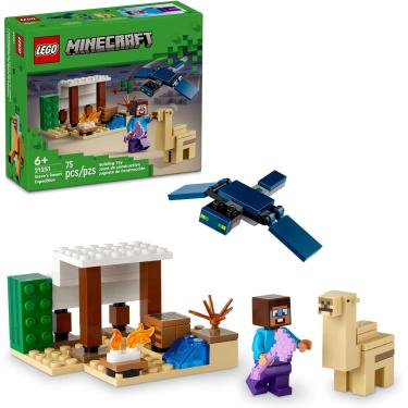 Imagem de Blocos de Montar - LEGO Minecraft -  A Expedicao ao Deserto de Steve LEGO DO BRASIL