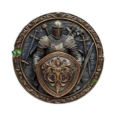 Imagem de Decoração De Parede Com Capacete De Guerreiro Espartano, Emblema De Es