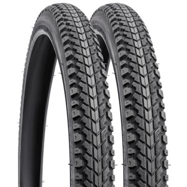 Imagem de YUNSCM 2 peças de pneus de bicicleta de 50,8 cm 20 x 1,75/47-406 compatíveis com pneus de bicicleta de estrada 20 x 1,75 (Y-1635)
