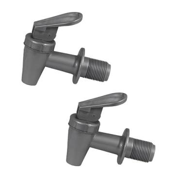 Imagem de Kit 2 Torneirinhas Plástica Torneira Colorida Verde para Galões Garrafas Suqueira