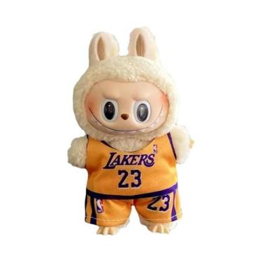 Imagem de Conjunto De Uniforme Esportivo De Pelúcia E Vinil Labubu De 17cm Para 