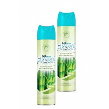 Imagem de Kit 2 Odorizadores de Ambiente Aerossol 400ml Bambu Perfume Duradouro