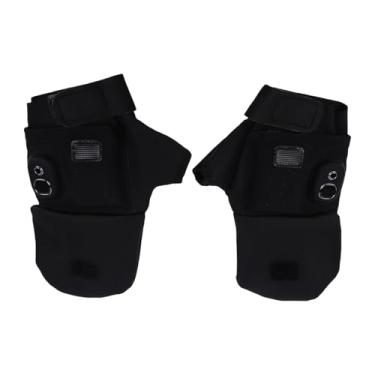 Imagem de RiToEasysports Luvas Aquecidas, Bateria Recarregável Usb Sem Dedos, Luvas Aquecidas Elétricas Sem Dedos, Aquecedor de Mão para o Frio do Inverno