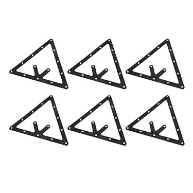 Imagem de KIMISS 6 Peças Adesivos de Pêndulo de Bilhar para Posição de Lançamento de Bola 9/10, Acessórios de Rack de Precisão para Jogos de Piscina Profissionais