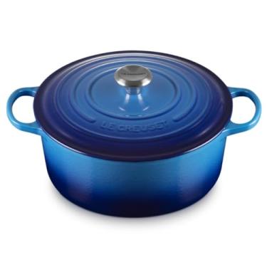 Imagem de Panela Redonda Signature 30 cm Azure Blue Le Creuset