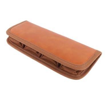 Imagem de Tbest Bolsa de Bateria para Câmera, Couro Pu, Durável, Bolsa de Armazenamento, Suporte para Baterias Lp E10 E17 E6n, Organizador Compacto de Cartões de Memória