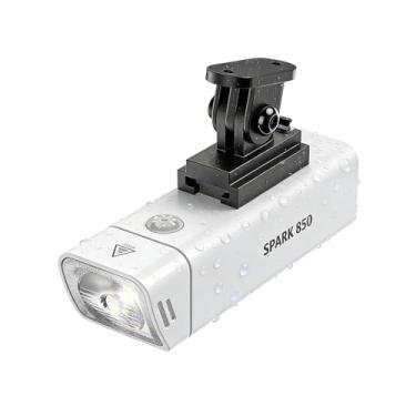 Imagem de Mentech Farol de bicicleta de alto lúmen: recarregável, à prova d'água, luz frontal de LED super brilhante para ciclismo de estrada e trilha – suporte incluído