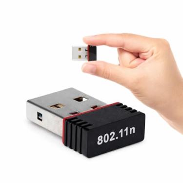 Imagem de NanoConnect™ Mini Adaptador WiFi USB 2.0 950Mbps Alta Velocidade Conexão Rápida PC Notebook | Nano Receptor WIFI USB