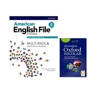 Imagem de Kit: American English File 5 Student Book/Workbook Multi-Pack a With O