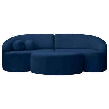 Imagem de Sofá Orgânico Palermo 4 Lugares 210cm + Puff Bouclê - SOFA STORE