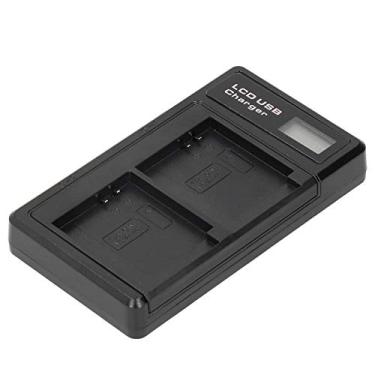 Imagem de GLOGLOW Carregador de Bateria Carregador de Bateria para Câmera Portátil para NB-13L, Display LCD, Carregamento Duplo, Interface USB, Preto, Plástico para NB-13L, Display LCD, Carregamento Duplo,